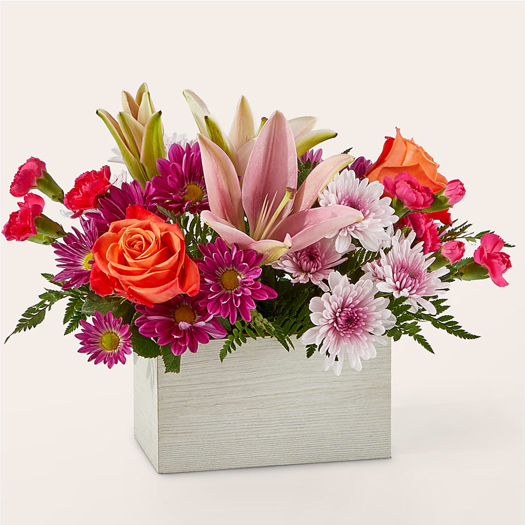 Light of My Life Box Bouquet – Floral Design At Evergreen Llc, Princeton NC
