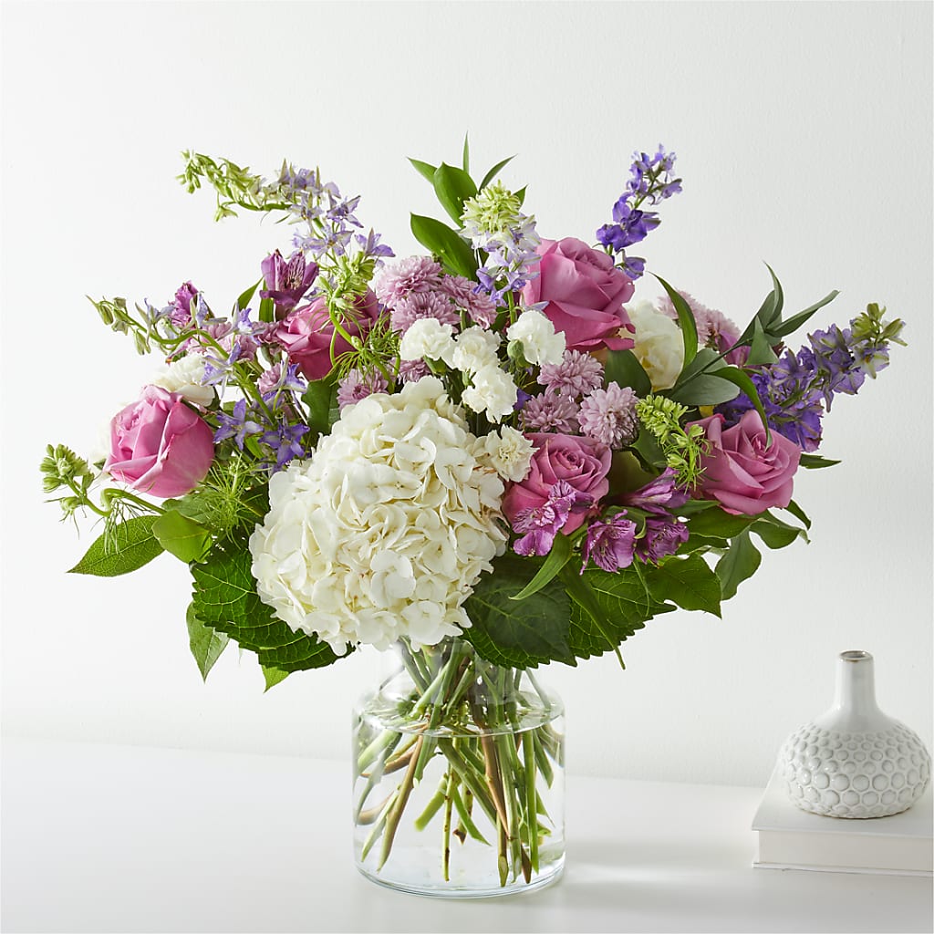 Violet Caress Bouquet – Floral Design At Evergreen Llc, Princeton NC