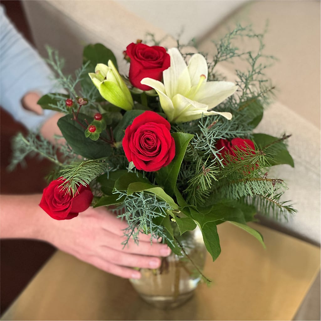 Glittering Lights Bouquet – Floral Design At Evergreen Llc, Princeton NC