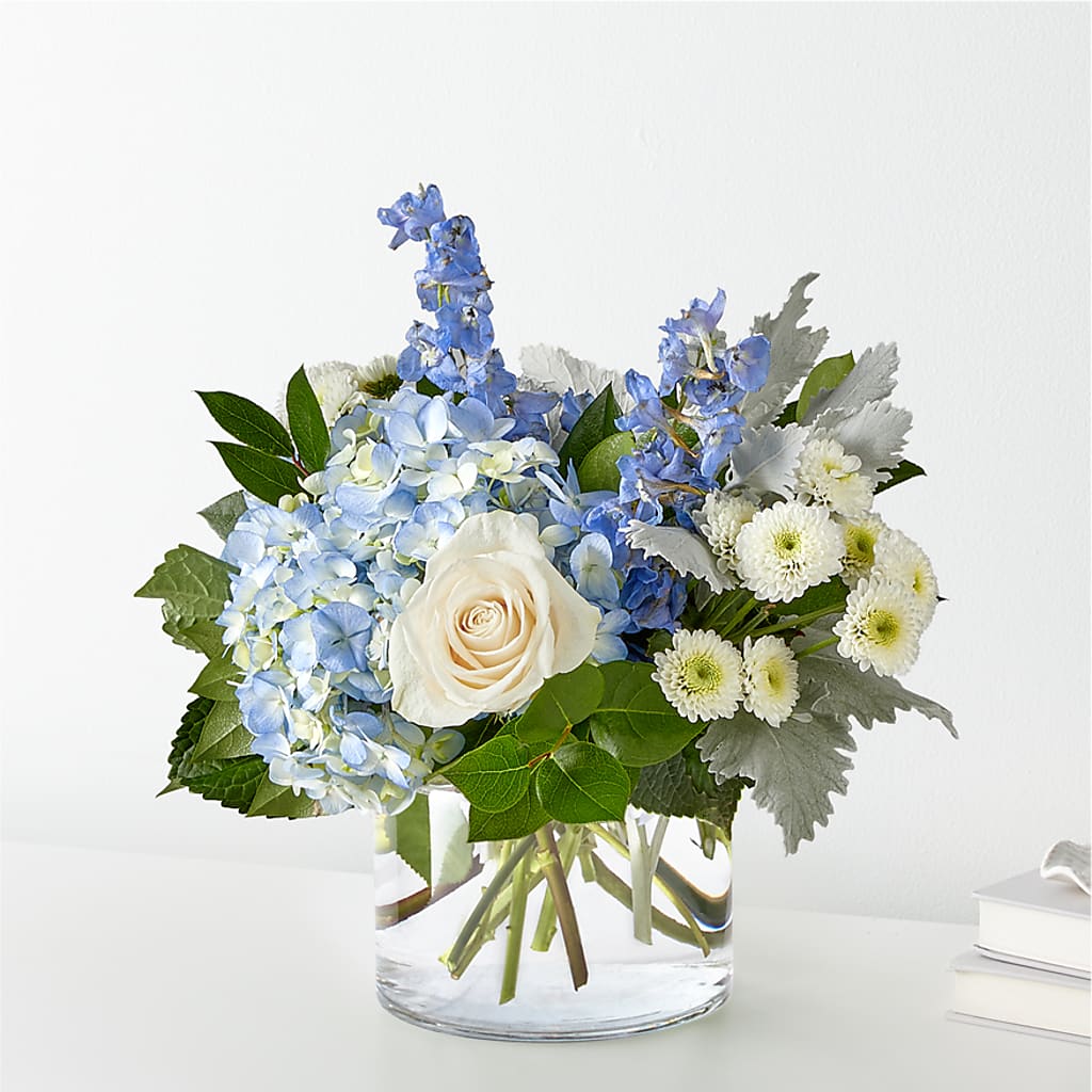 Clear Skies Bouquet – Floral Design At Evergreen Llc, Princeton NC