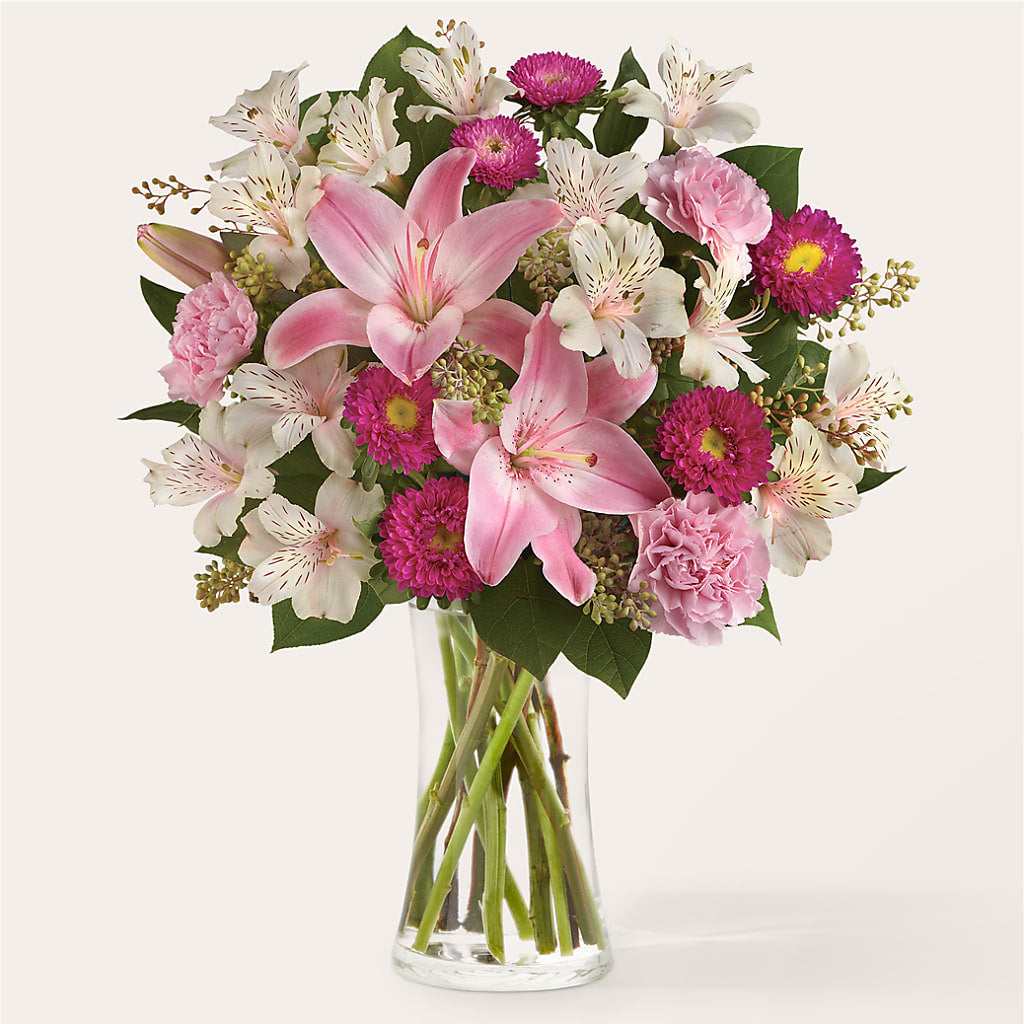Feeling Fuchsia Bouquet – Floral Design At Evergreen Llc, Princeton NC