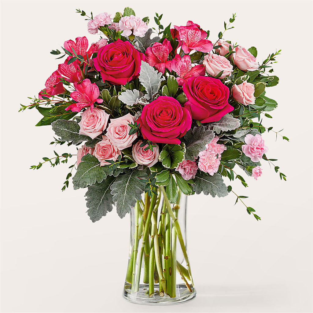 Tickled Pink Bouquet – Floral Design At Evergreen Llc, Princeton NC