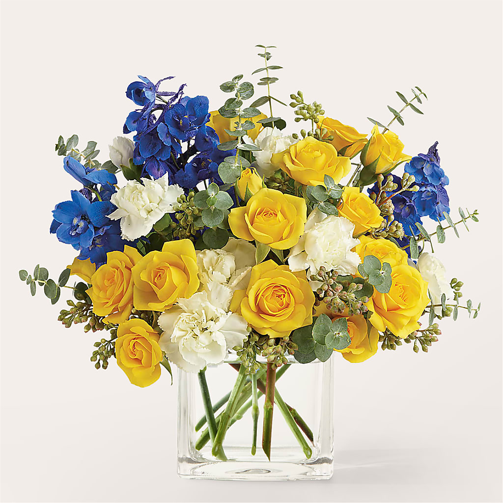 Sparkling Citrine Bouquet – Floral Design At Evergreen Llc, Princeton NC