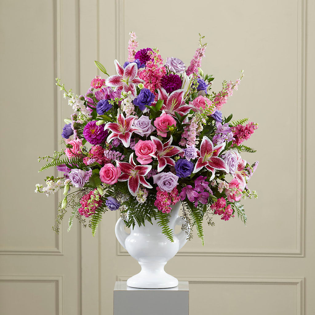Peaceful Tribute Arrangement – Floral Design At Evergreen Llc, Princeton NC