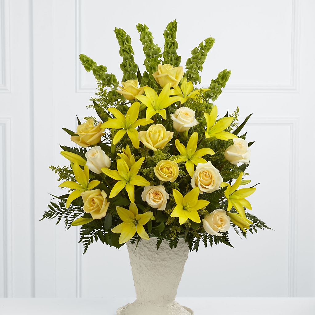 Golden Memories Arrangement – Floral Design At Evergreen Llc, Princeton NC
