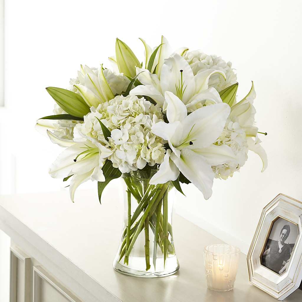 Compassionate Lily Bouquet – Floral Design At Evergreen Llc, Princeton NC