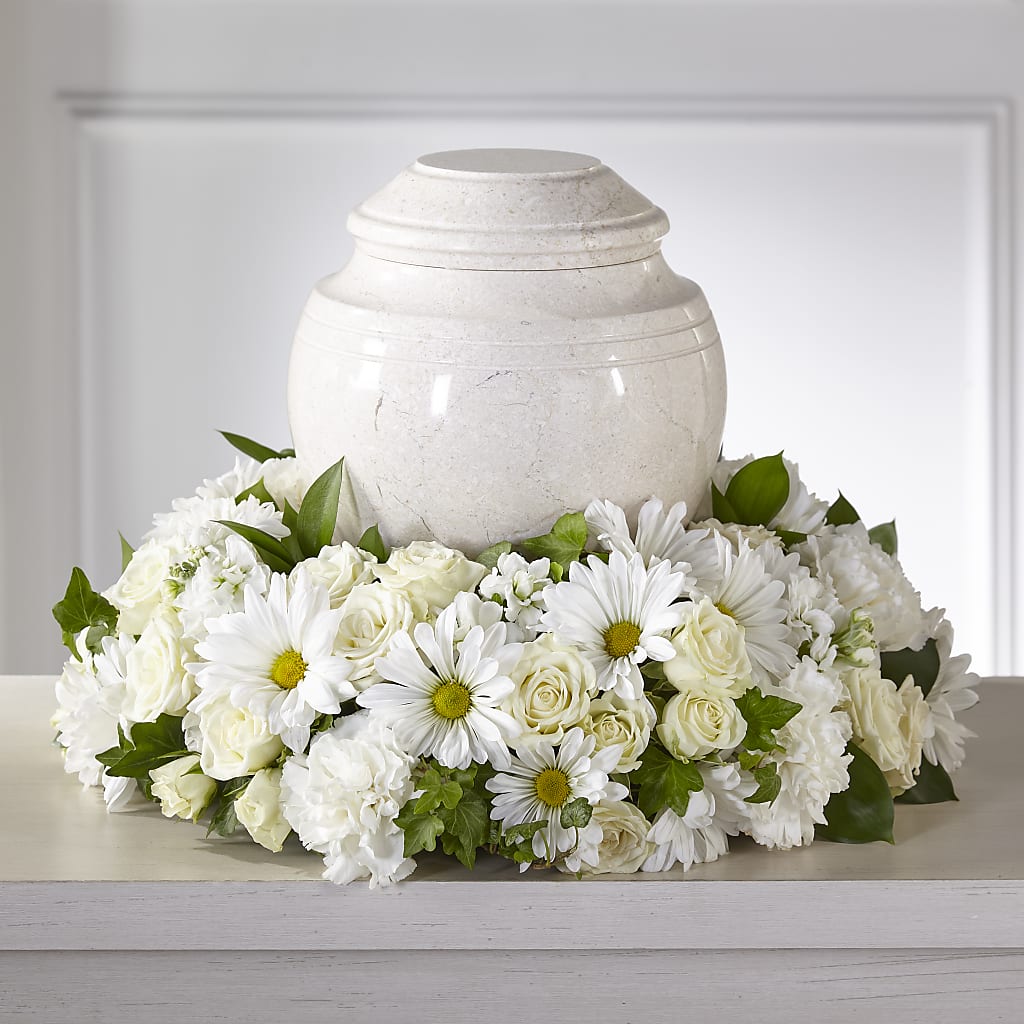 Ivory Gardens Cremation Adornment – Floral Design At Evergreen Llc, Princeton NC
