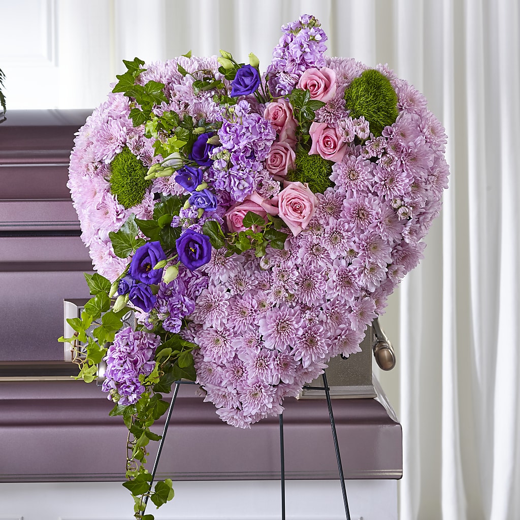 Treasured Love Standing Heart – Floral Design At Evergreen Llc, Princeton NC