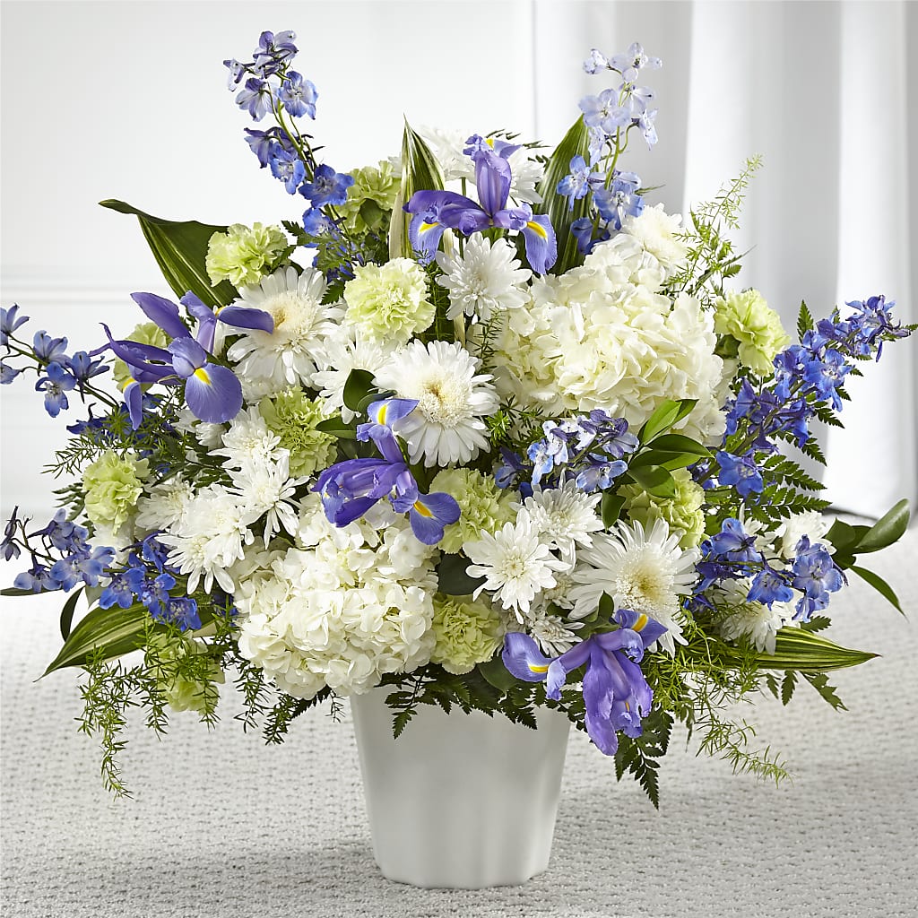 Soft Serenity Floor Basket – Floral Design At Evergreen Llc, Princeton NC