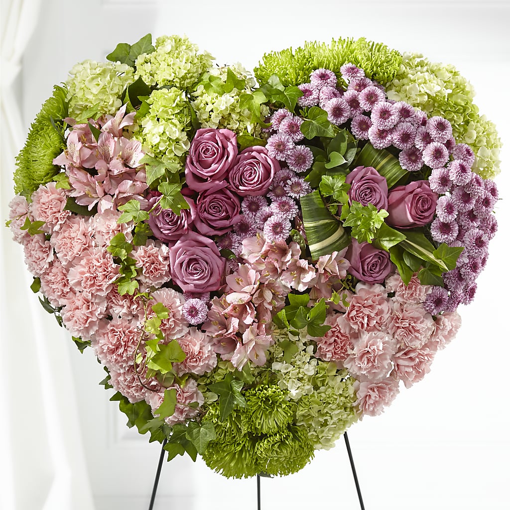 Heartwarming Standing Heart – Floral Design At Evergreen Llc, Princeton NC