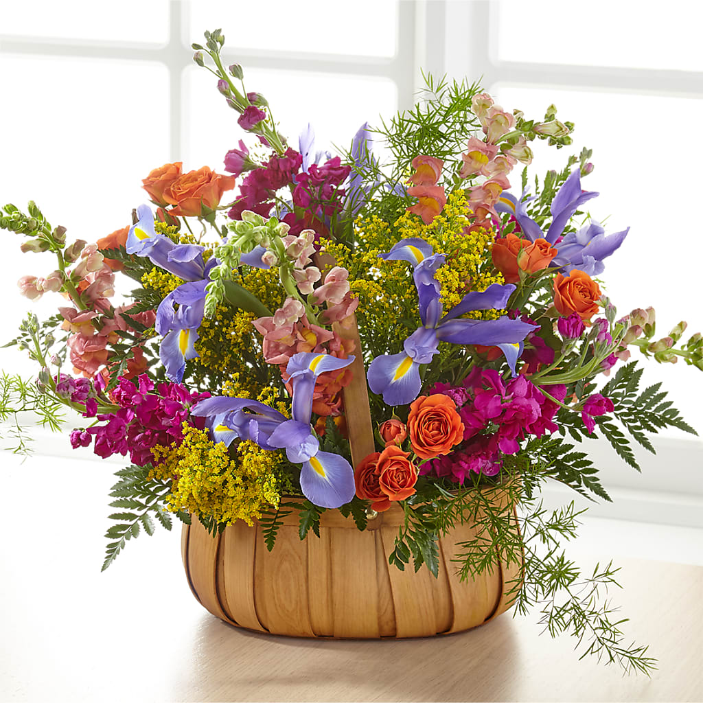 Garden of Life Basket – Floral Design At Evergreen Llc, Princeton NC