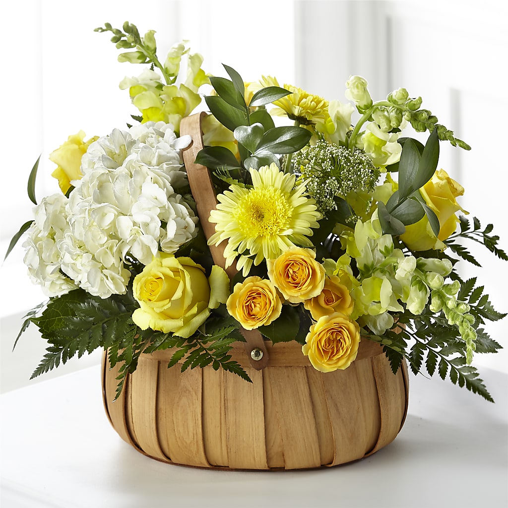 Rustic Remembrance Basket – Floral Design At Evergreen Llc, Princeton NC