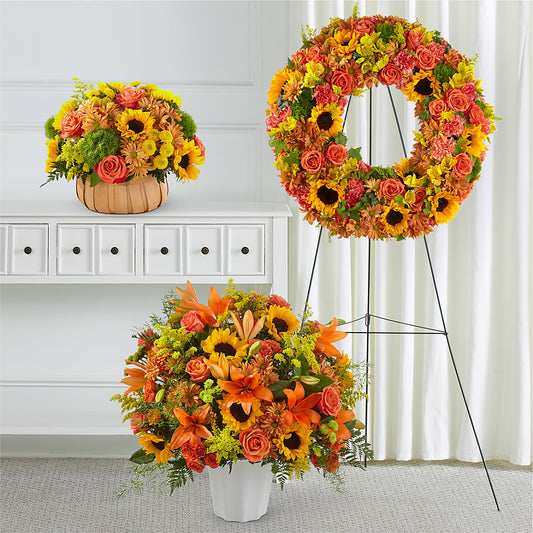 Heart of Gold Bundles – Floral Design At Evergreen Llc, Princeton NC