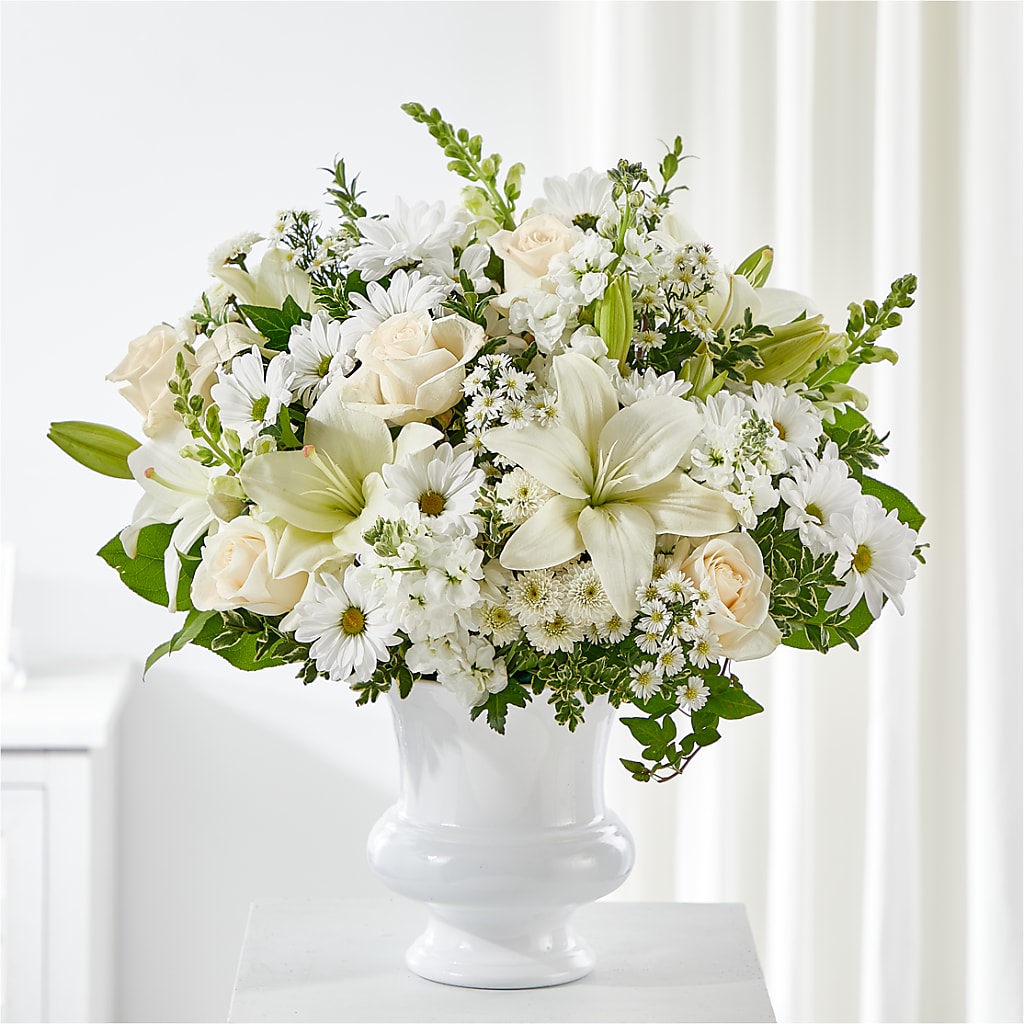 Uplifting Urn Arrangement – Floral Design At Evergreen Llc, Princeton NC