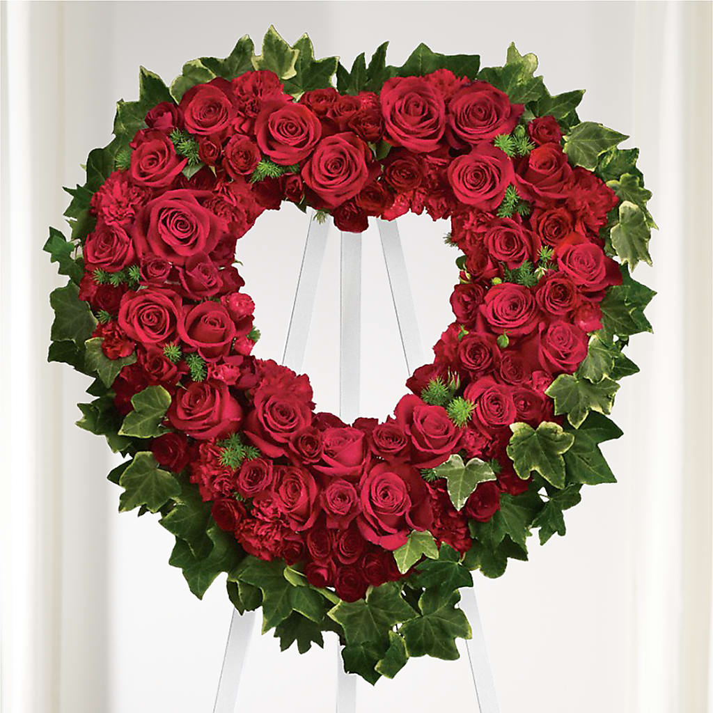 Wholehearted Standing Spray – Floral Design At Evergreen Llc, Princeton NC