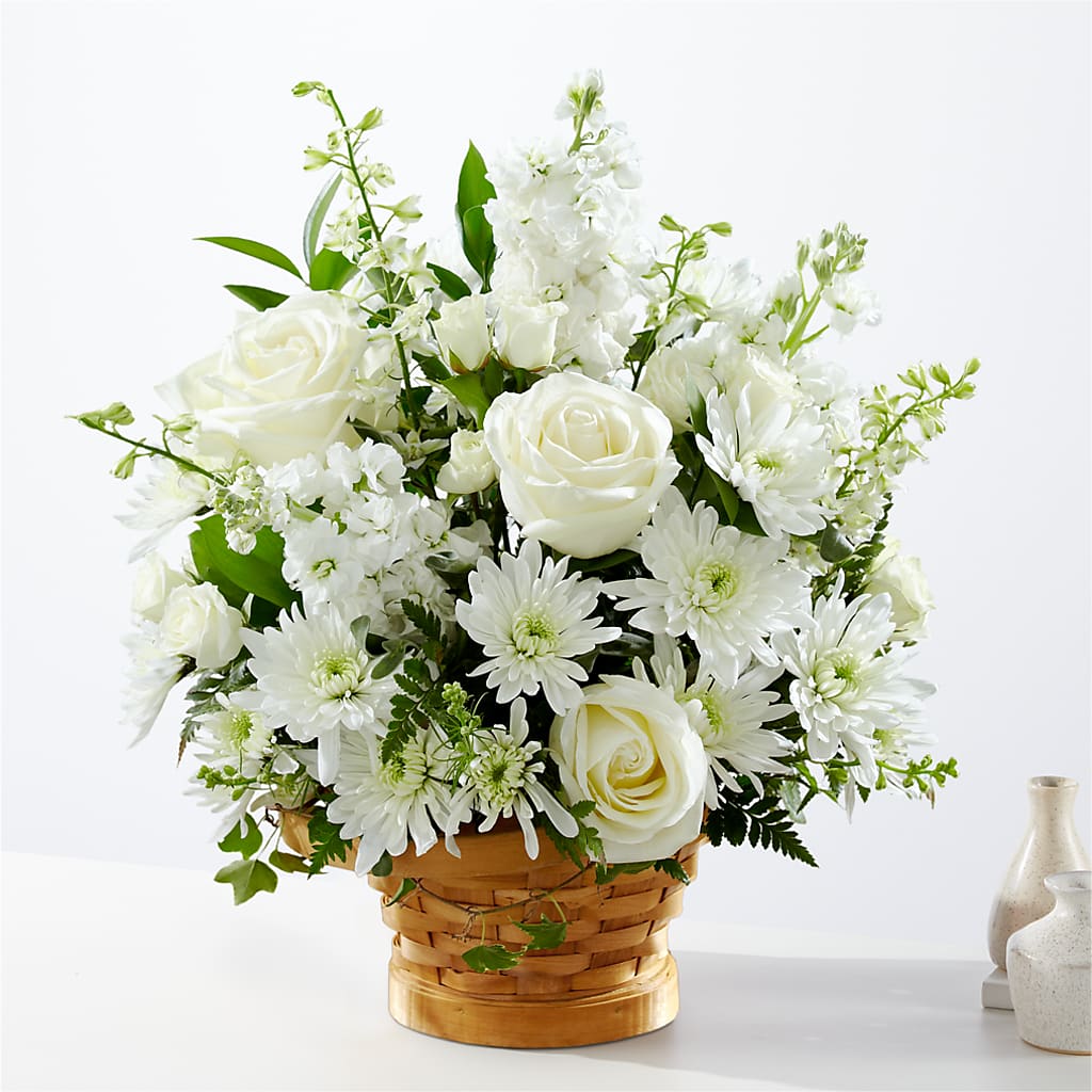 Heartfelt Condolences Arrangement – Floral Design At Evergreen Llc, Princeton NC