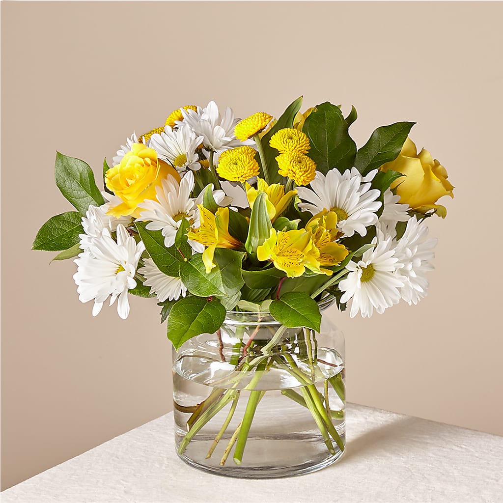 Sunny Sentiments Bouquet – Floral Design At Evergreen Llc, Princeton NC