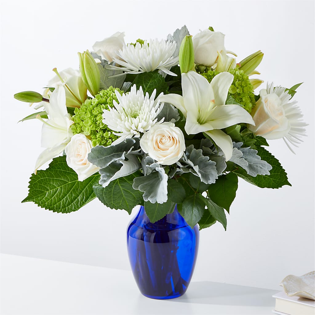 Snowy Dreams Bouquet – Floral Design At Evergreen Llc, Princeton NC