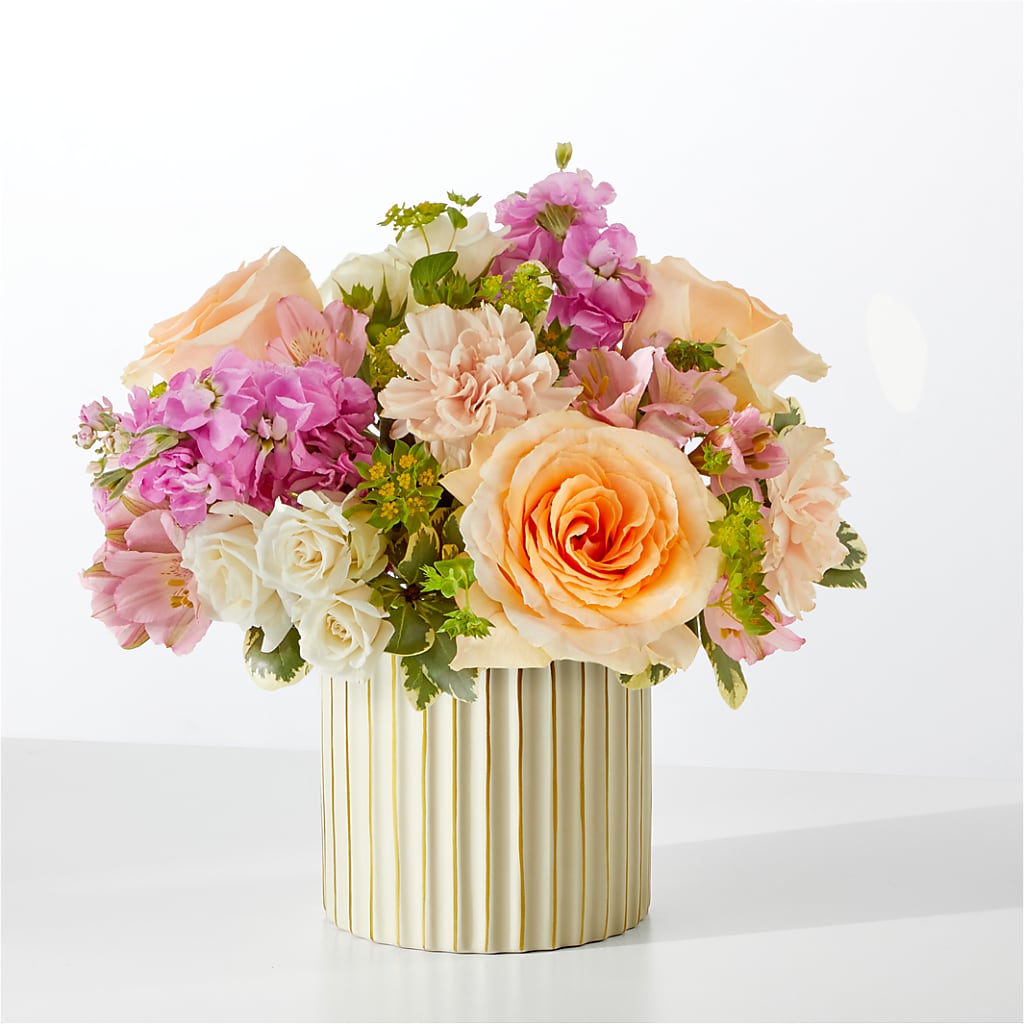 Paradise Bouquet with Ivory Vase – Floral Design At Evergreen Llc, Princeton NC
