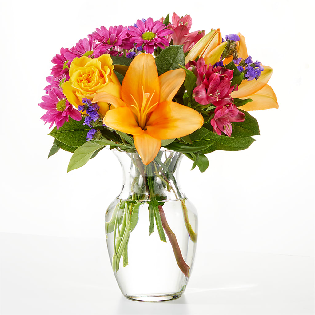 Colorful Visions Bouquet – Floral Design At Evergreen Llc, Princeton NC