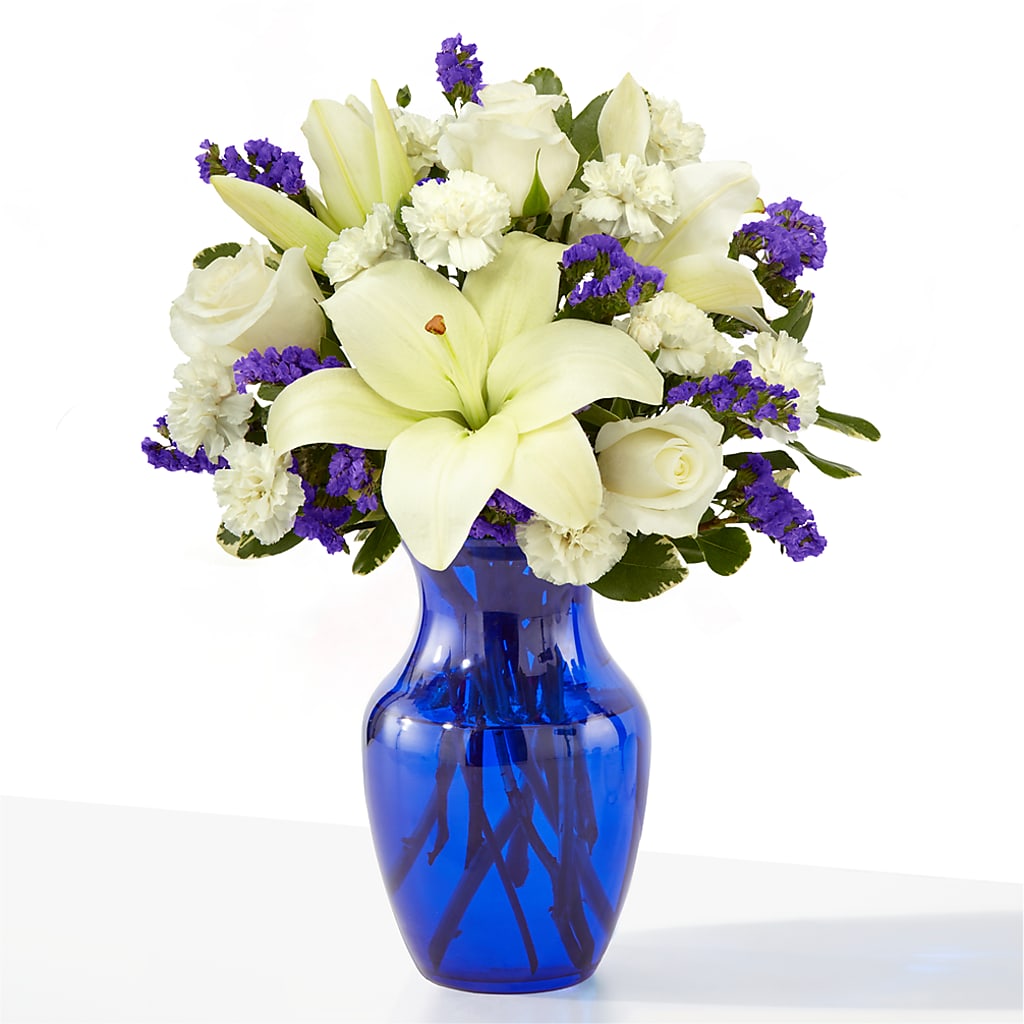 Sapphire Rush Bouquet – Floral Design At Evergreen Llc, Princeton NC