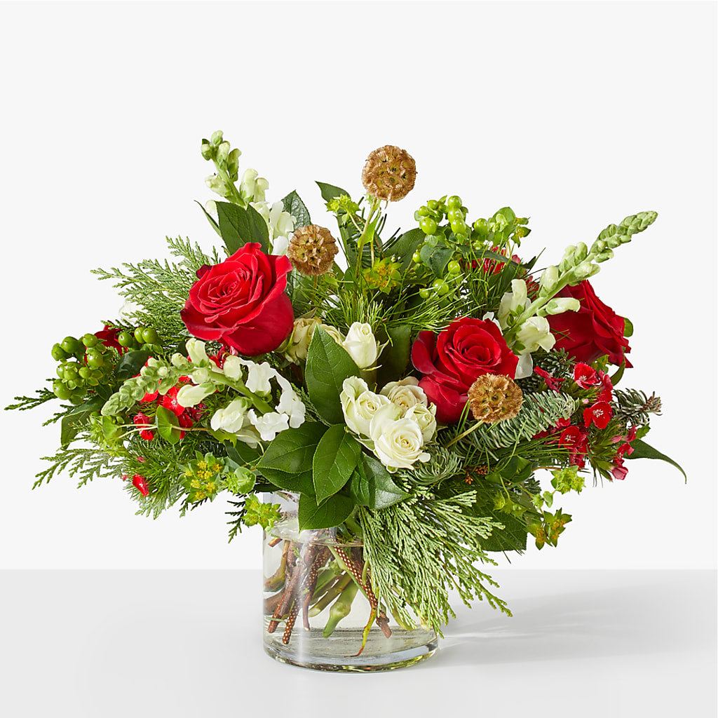 Deck the Halls Bouquet – Floral Design At Evergreen Llc, Princeton NC