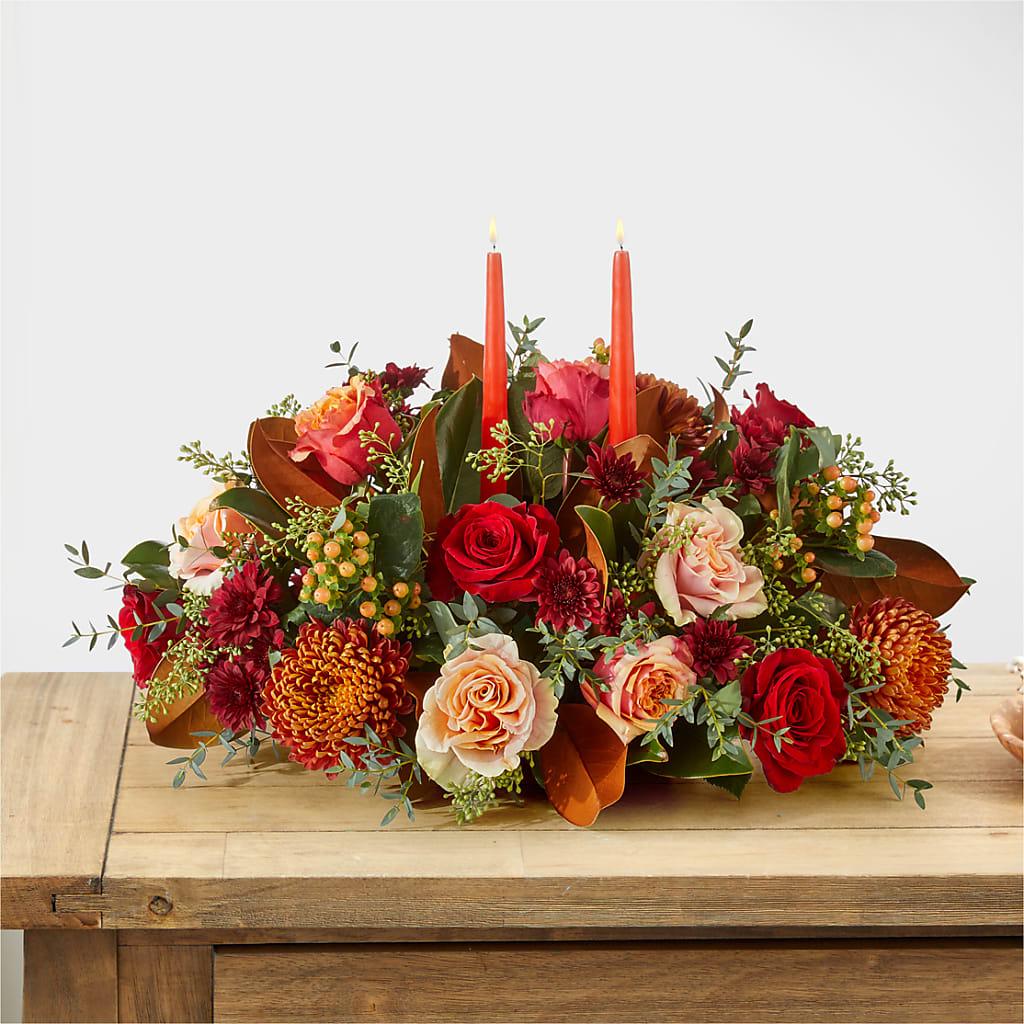 Gather Near Centerpiece – Floral Design At Evergreen Llc, Princeton NC