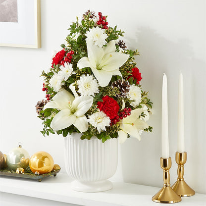 Festive Moments Tree –  Floral Design At Evergreen Llc, Princeton NC