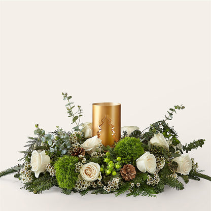 Chestnuts Roasting Centerpiece –  Floral Design At Evergreen Llc, Princeton NC