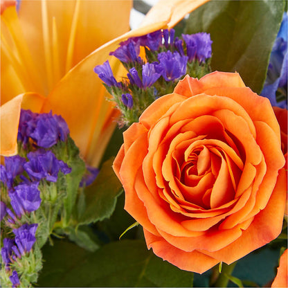 Radiant Citrus Box Bouquet –  Floral Design At Evergreen Llc, Princeton NC