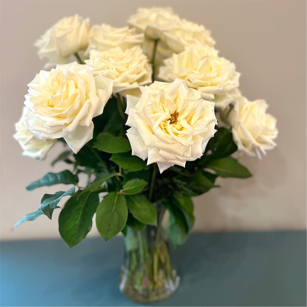 Long Stem Yellow Rose Bouquet –  Floral Design At Evergreen Llc, Princeton NC