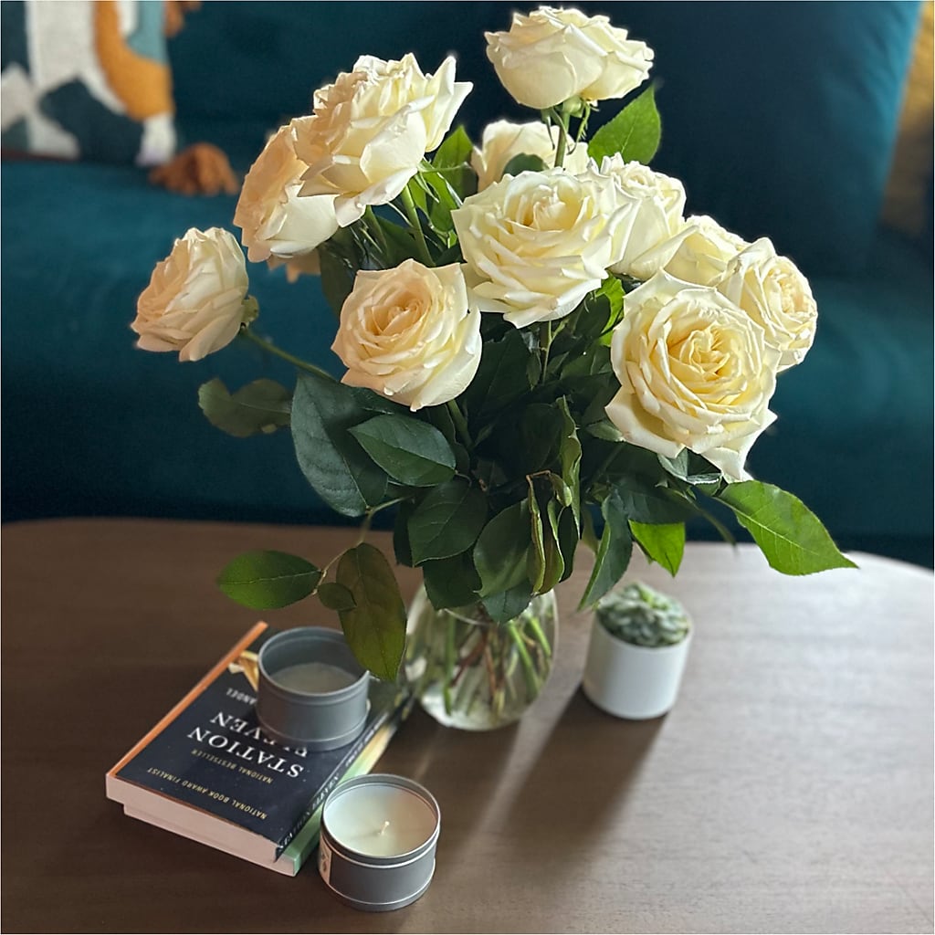 Long Stem Yellow Rose Bouquet –  Floral Design At Evergreen Llc, Princeton NC