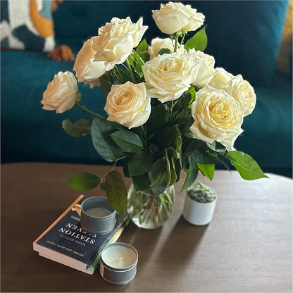 Long Stem Yellow Rose Bouquet –  Floral Design At Evergreen Llc, Princeton NC