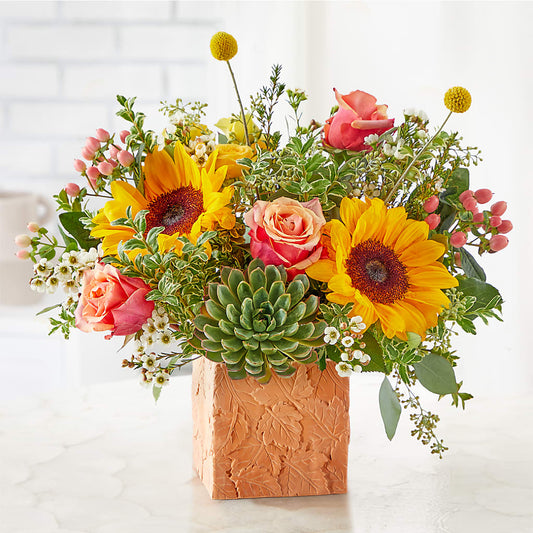 Sunflower Season Bouquet –  Floral Design At Evergreen Llc, Princeton NC