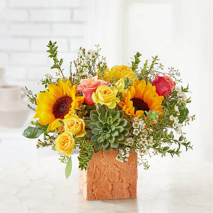 Sunflower Season Bouquet –  Floral Design At Evergreen Llc, Princeton NC