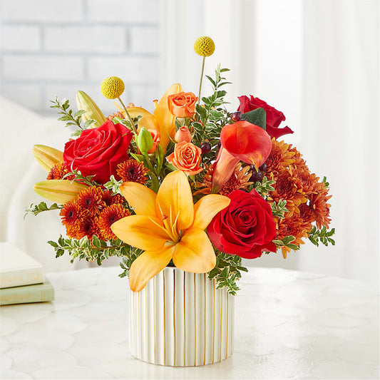 Scarlet Skies Bouquet –  Floral Design At Evergreen Llc, Princeton NC