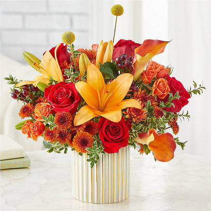 Scarlet Skies Bouquet –  Floral Design At Evergreen Llc, Princeton NC