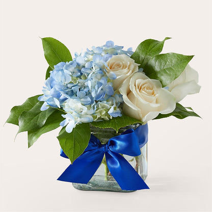 Sky Blue Delight Bouquet –  Floral Design At Evergreen Llc, Princeton NC