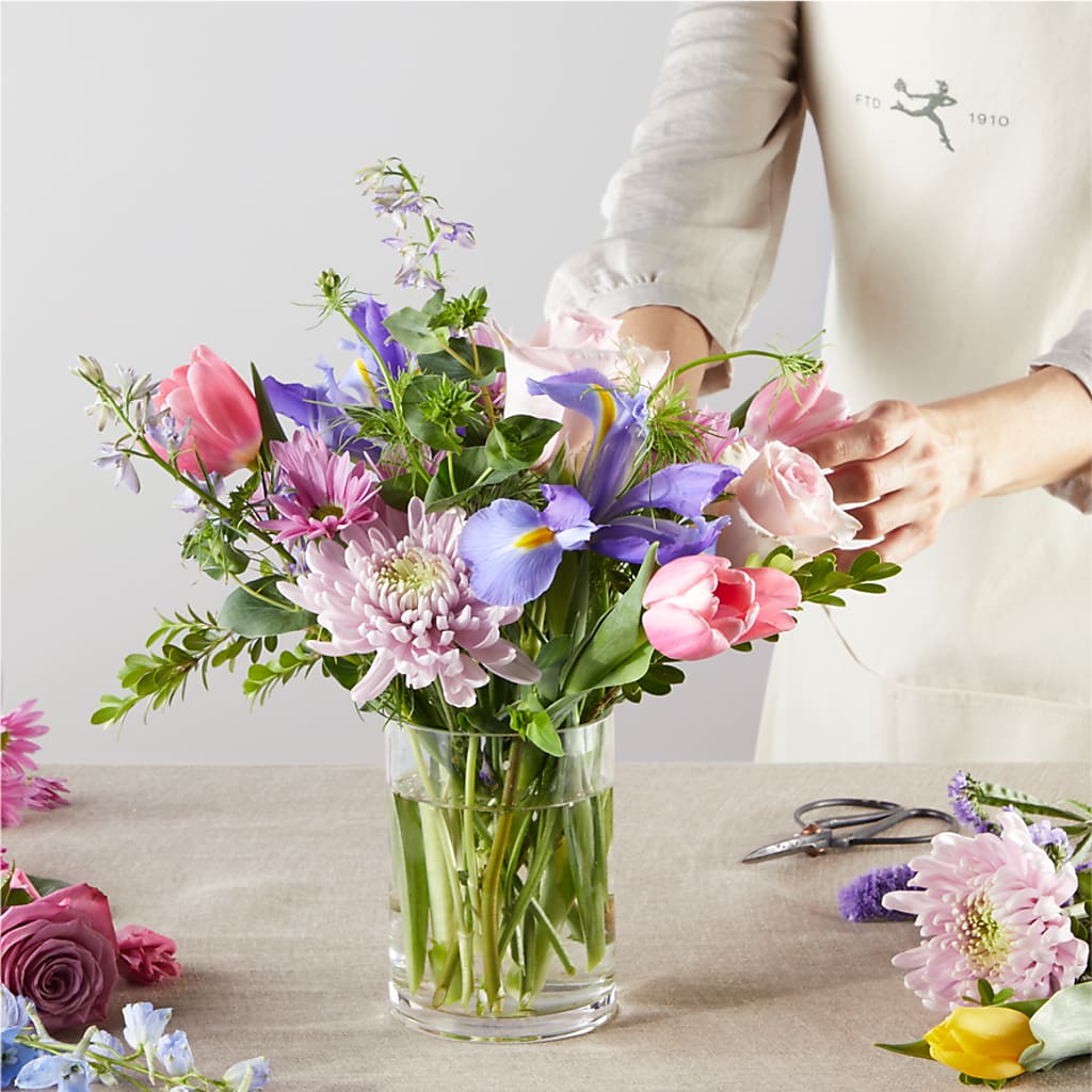 Pastel Tradition - A Florist Original –  Floral Design At Evergreen Llc, Princeton NC