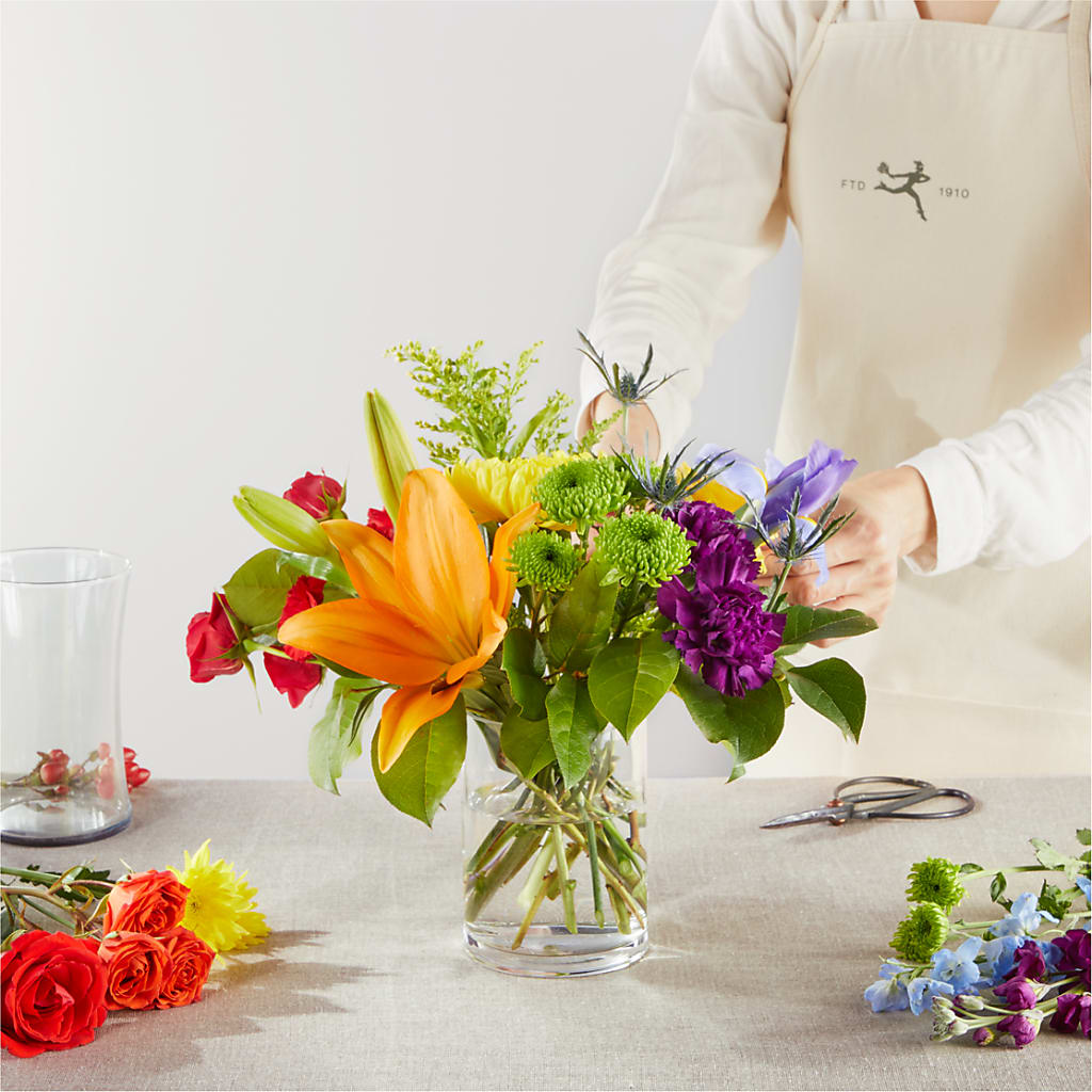 Summer Spectra - A Florist Original –  Floral Design At Evergreen Llc, Princeton NC