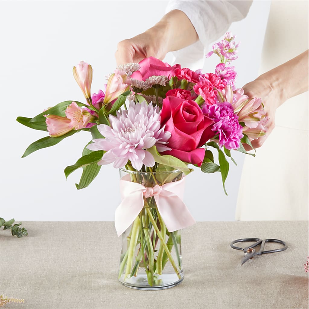 Pink Ribbon - A Florist Original –  Floral Design At Evergreen Llc, Princeton NC
