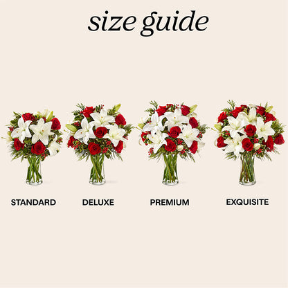 Sparkling Snowflakes Bouquet –  Floral Design At Evergreen Llc, Princeton NC