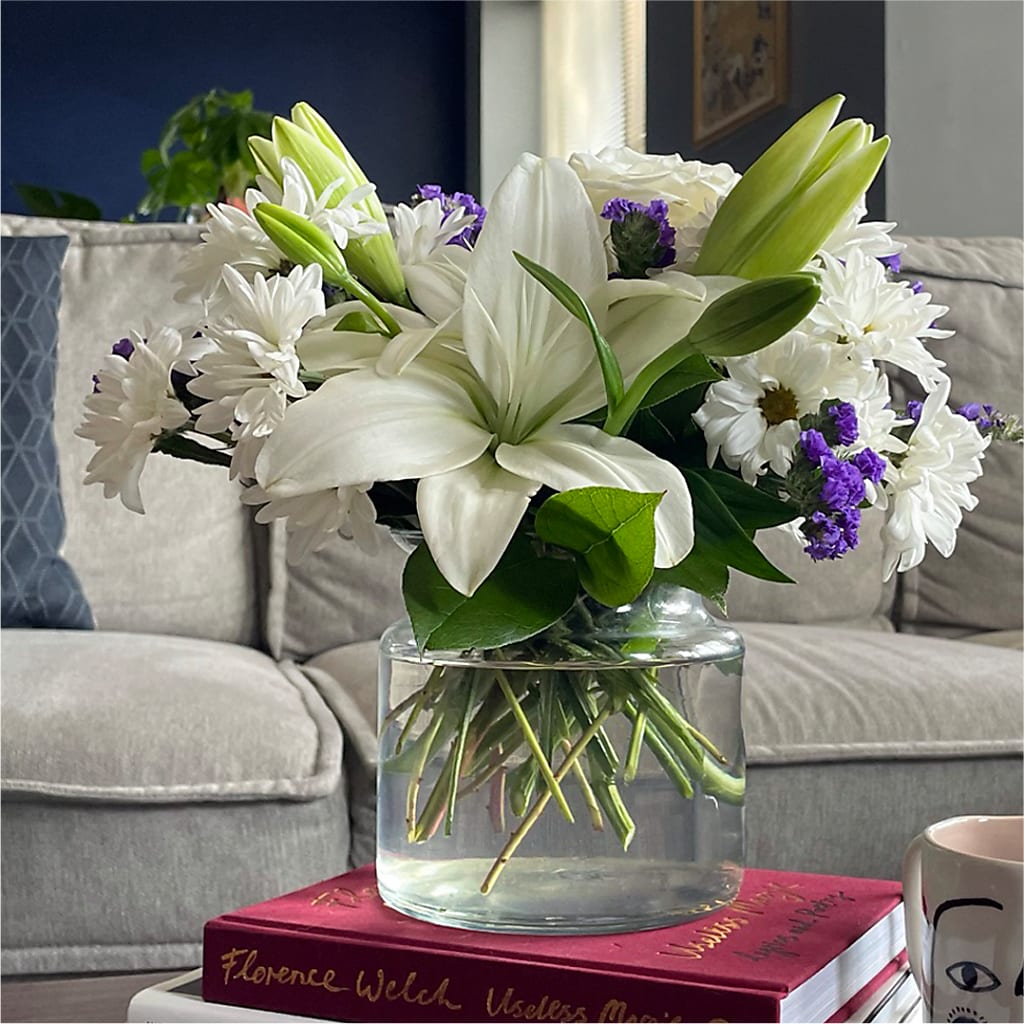 Beyond Blue Bouquet –  Floral Design At Evergreen Llc, Princeton NC