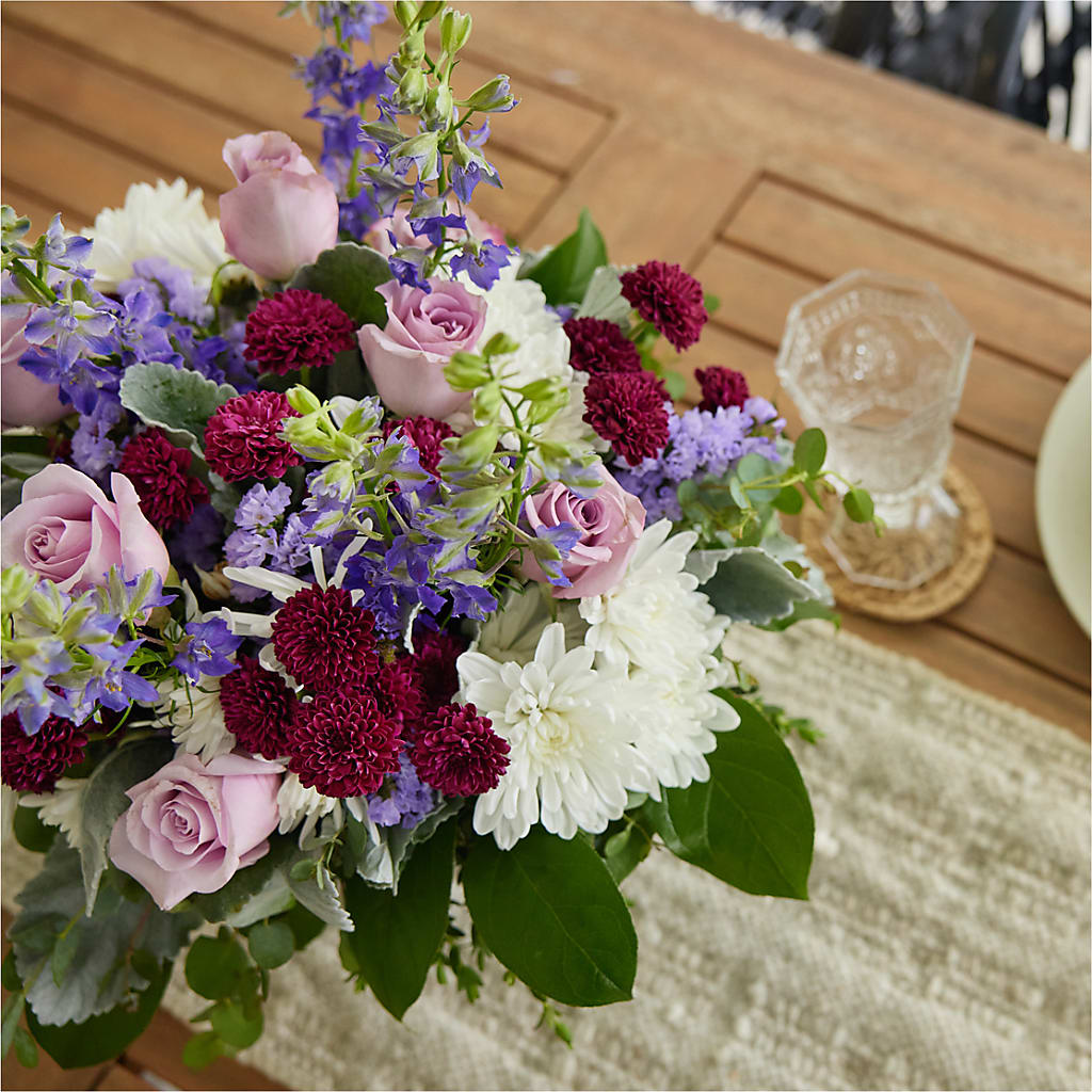 Violet Frost Bouquet –  Floral Design At Evergreen Llc, Princeton NC