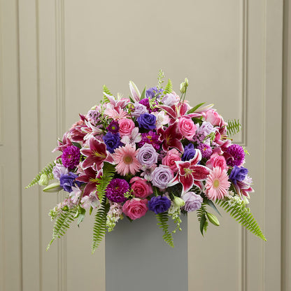 Fare Thee Well Pedestal –  Floral Design At Evergreen Llc, Princeton NC