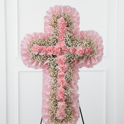 Angel's Cross Easel –  Floral Design At Evergreen Llc, Princeton NC