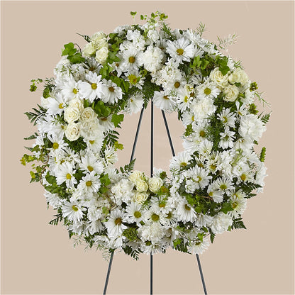 Faithful Wishes Wreath –  Floral Design At Evergreen Llc, Princeton NC
