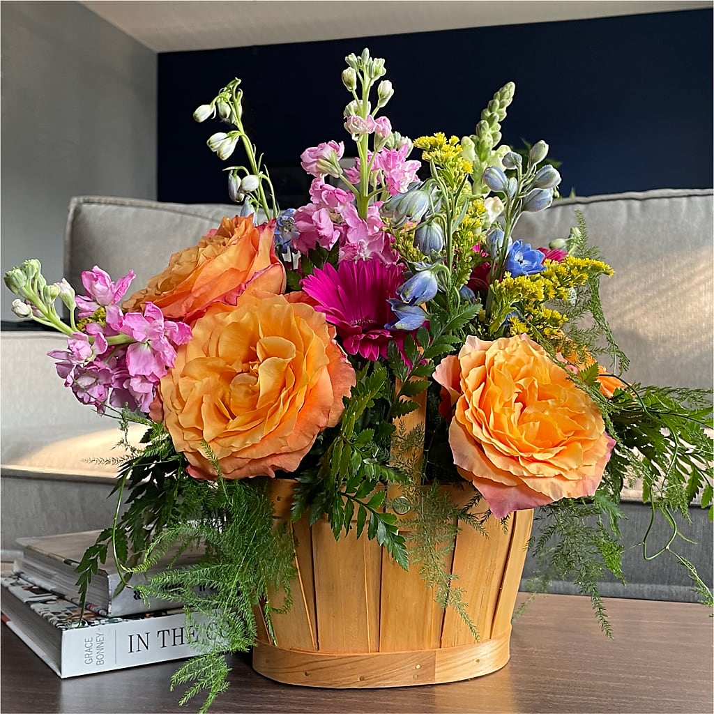 Garden of Life Basket –  Floral Design At Evergreen Llc, Princeton NC