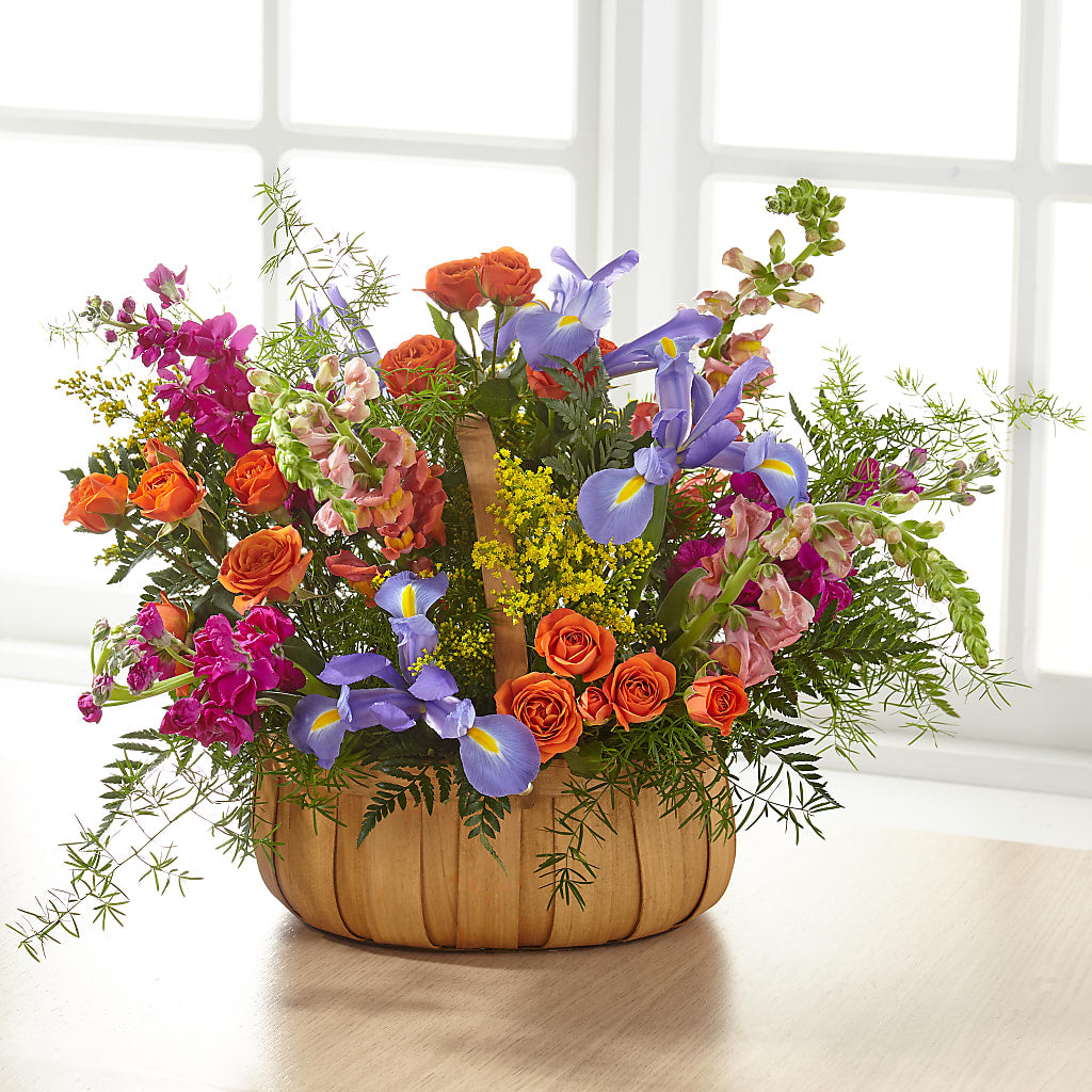 Garden of Life Basket –  Floral Design At Evergreen Llc, Princeton NC