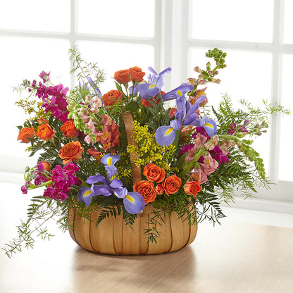 Garden of Life Basket –  Floral Design At Evergreen Llc, Princeton NC